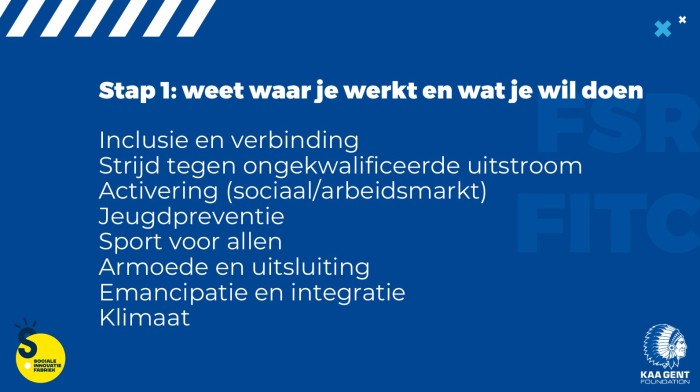 Sport als middel om doelen in andere beleidsdomeinen te bereiken - KAAGent Foundation.