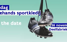    Save the date - Kennisdag Tweedehands sportkledij - 26 november