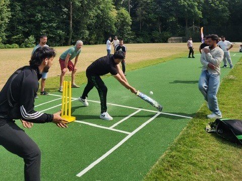 Leuven stars cricket club -actiefoto