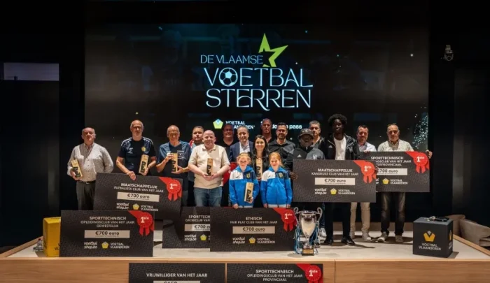 Vlaamse voetbalsterren vol HT Zwijnaarde